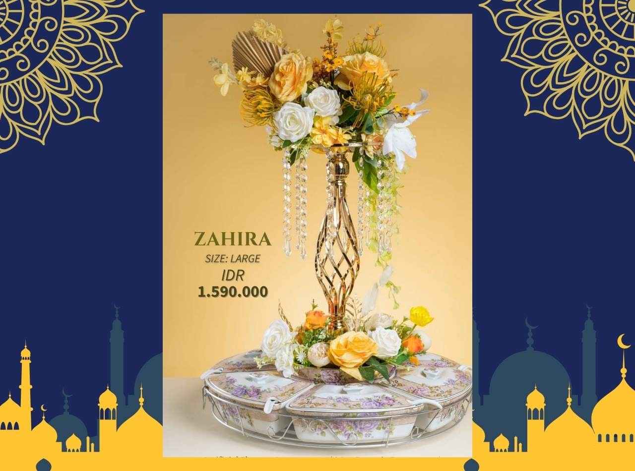 Vicenza Hampers 2025 Florist Zahira motif Lily